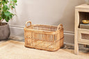 Nkuku Rammi Rattan Laundry Storage Basket - Plastic Freedom
