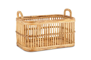Nkuku Rammi Rattan Laundry Storage Basket - Plastic Freedom