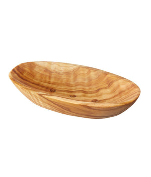 Eco Living Olive Wood Soap Dish Oval - Small