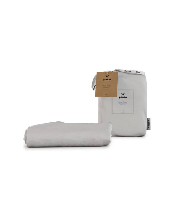 Panda London Bamboo Duvet Cover - Pure White - Plastic Freedom