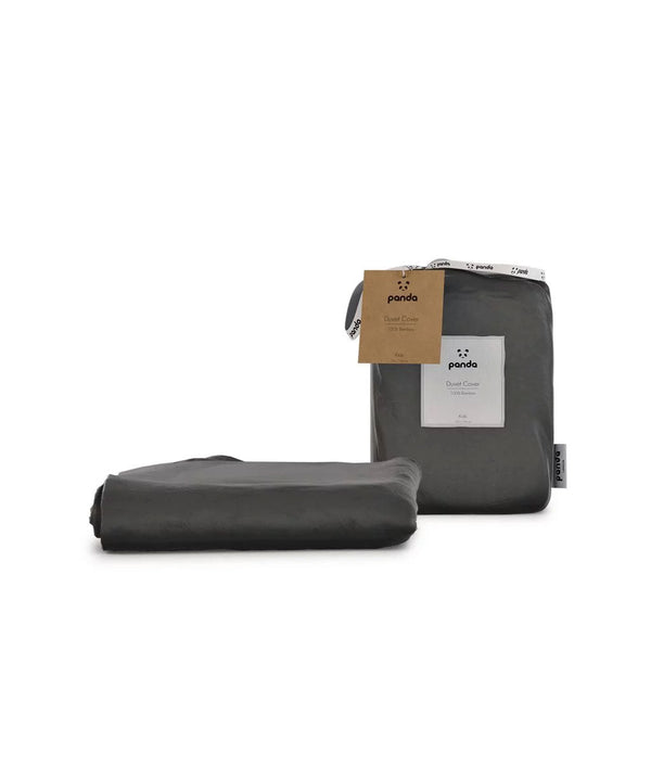 Panda London Bamboo Duvet Cover - Urban Grey - Plastic Freedom