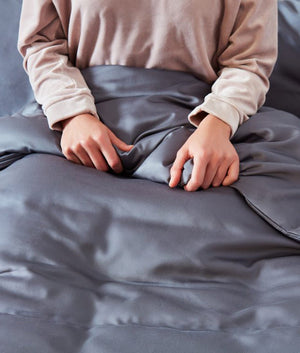 Panda London Bamboo Duvet Cover - Urban Grey - Plastic Freedom