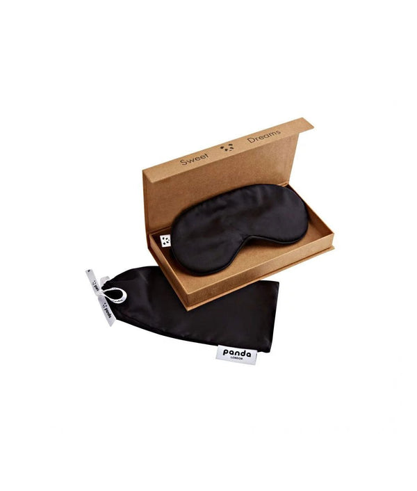 Panda London Bamboo Eye Mask - Eclipse Black - Plastic Freedom