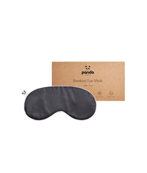 Panda London Bamboo Eye Mask - Eclipse Black - Plastic Freedom