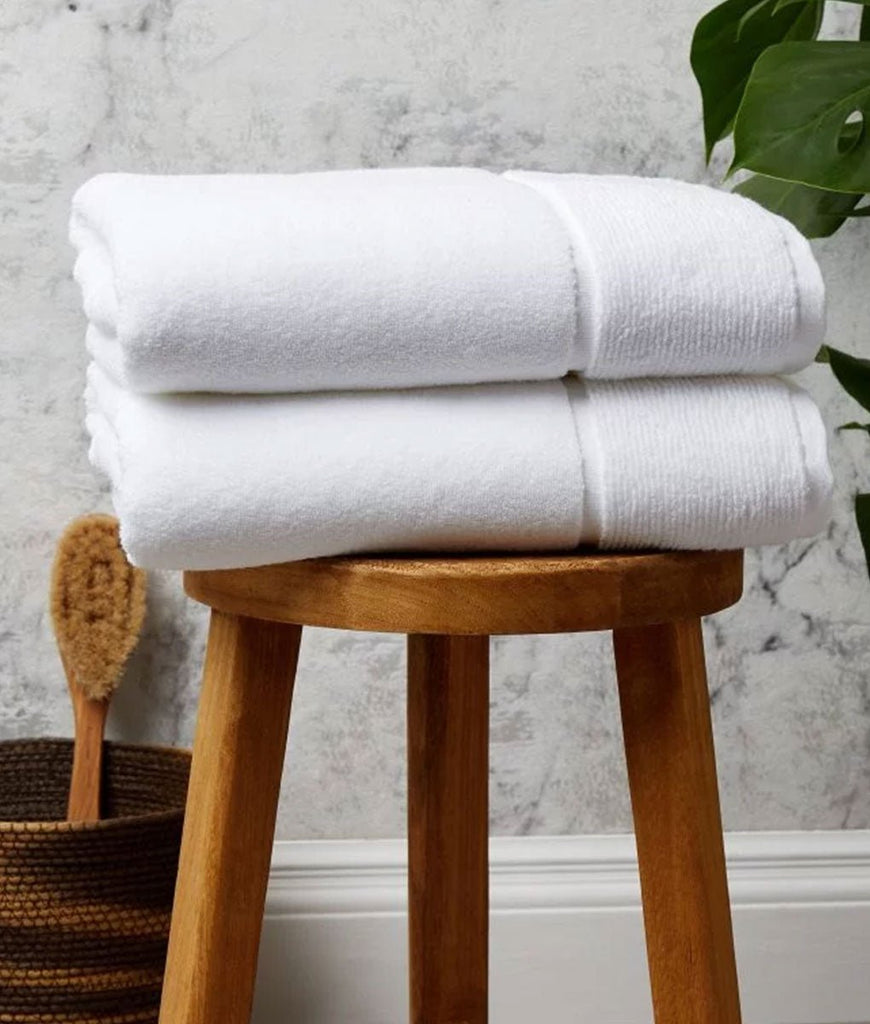 Panda London Bamboo Hand Towel - Pure White - Plastic Freedom