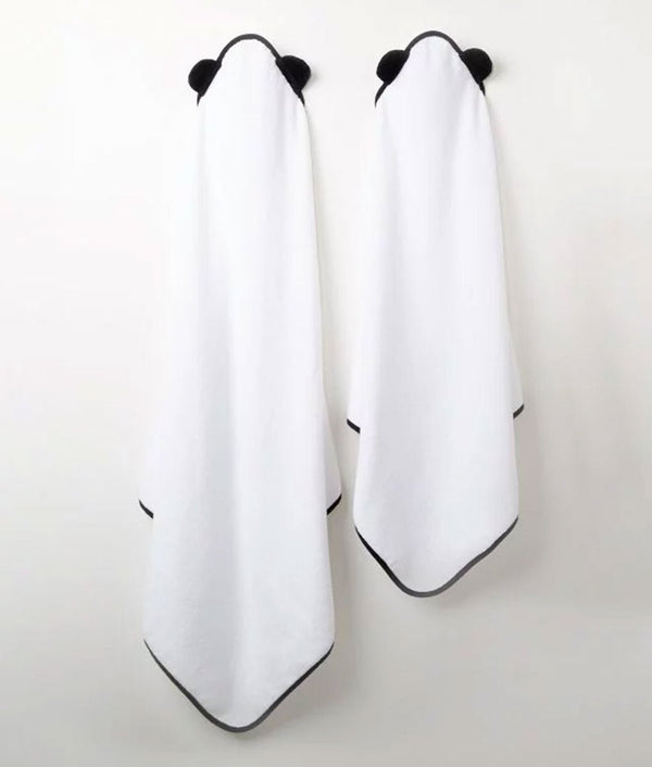 Panda London Bamboo Hooded Towel - Newborn - Plastic Freedom