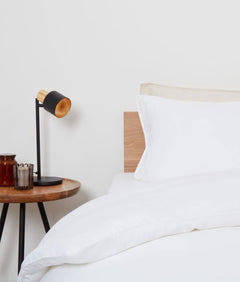 Panda London Complete Bamboo & French Linen Bedding - Coconut White - Plastic Freedom