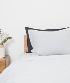 Panda London Complete Bamboo & French Linen Bedding - Silver Lining Grey - Plastic Freedom