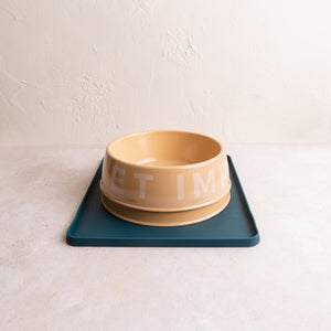 Pet Impact Bamboo Fibre Bowl & Base Mat - Plastic Freedom