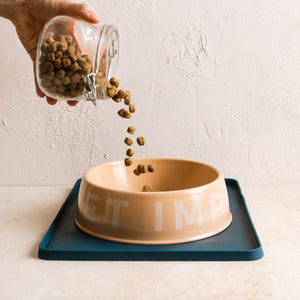Pet Impact Bamboo Fibre Bowl & Base Mat - Plastic Freedom