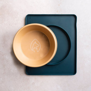 Pet Impact Bamboo Fibre Bowl & Base Mat - Plastic Freedom