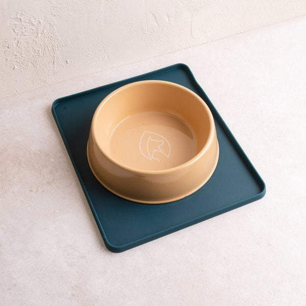 Pet Impact Bamboo Fibre Bowl & Base Mat - Plastic Freedom
