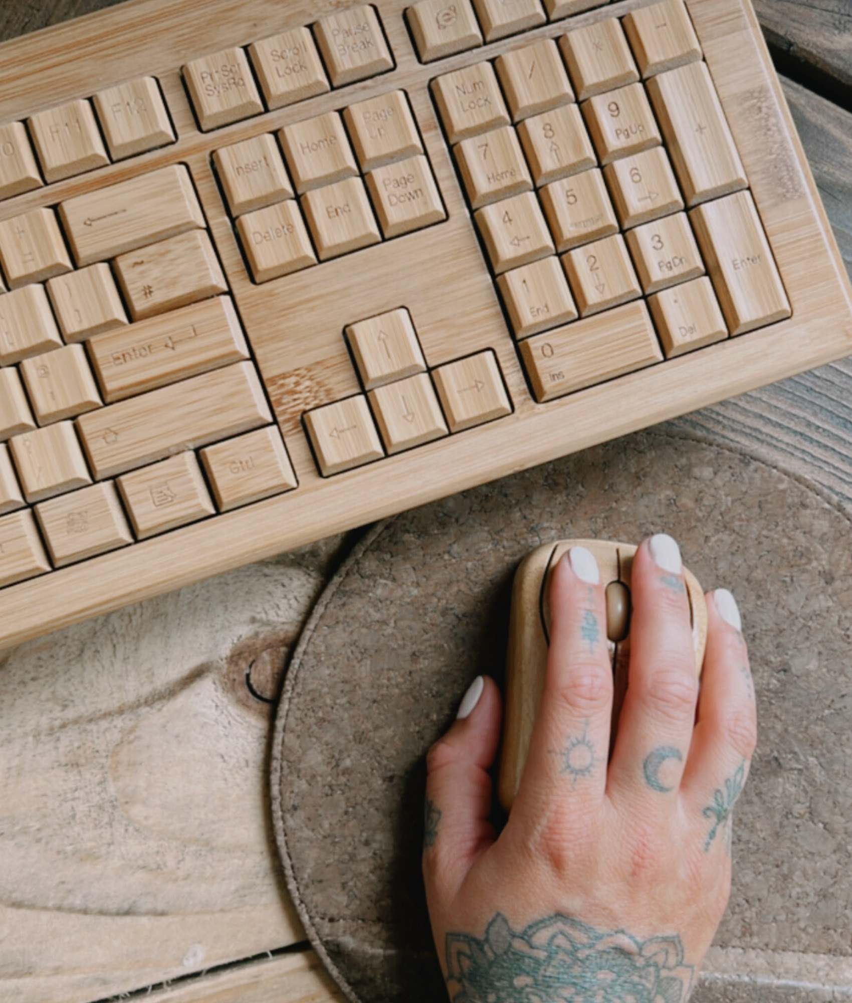 Plastic Freedom Bamboo Keyboard Mouse Set Plastic Freedom Plastic freedom bamboo keyboard mouse set plastic freedom
