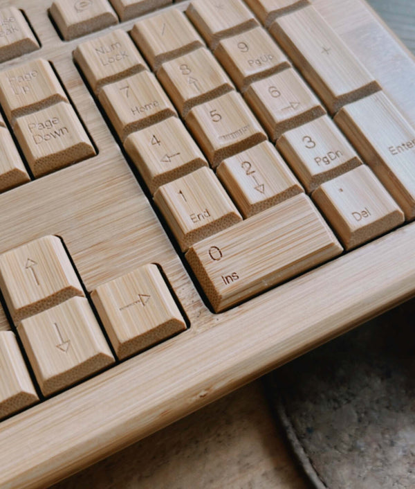 Plastic Freedom Bamboo Keyboard & Mouse Set - Plastic Freedom