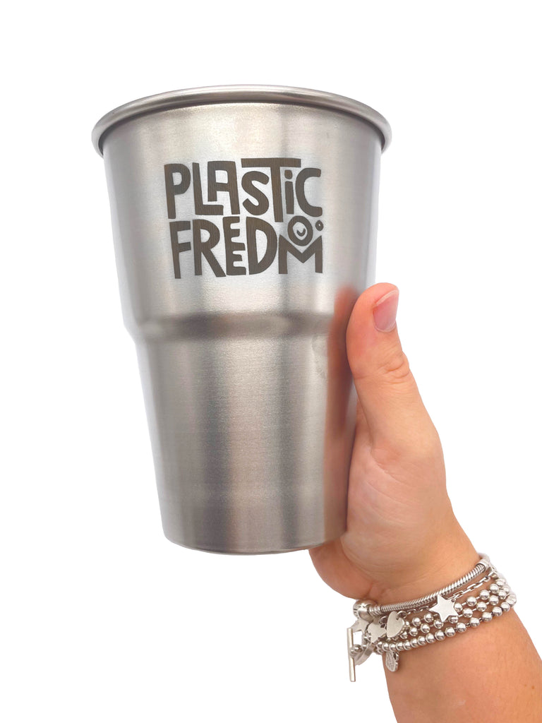 Plastic Freedom British Stainless Steel Cup - Plastic Freedom