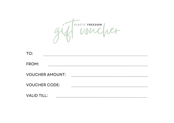 Plastic Freedom Gift Voucher - Plastic Freedom