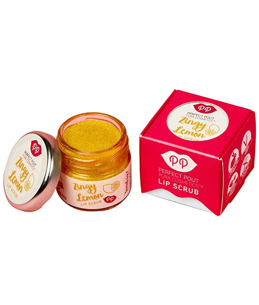 Pura Cosmetics Lip Scrub 24g - Zingy Lemon - Plastic Freedom
