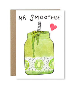 Rose & Daff Mr Smoothie Card - Plastic Freedom