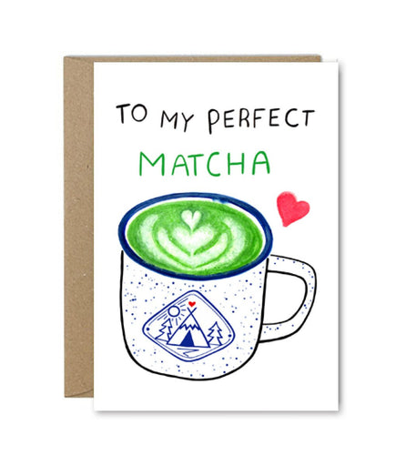 Rose & Daff My Perfect Matcha Card - Plastic Freedom