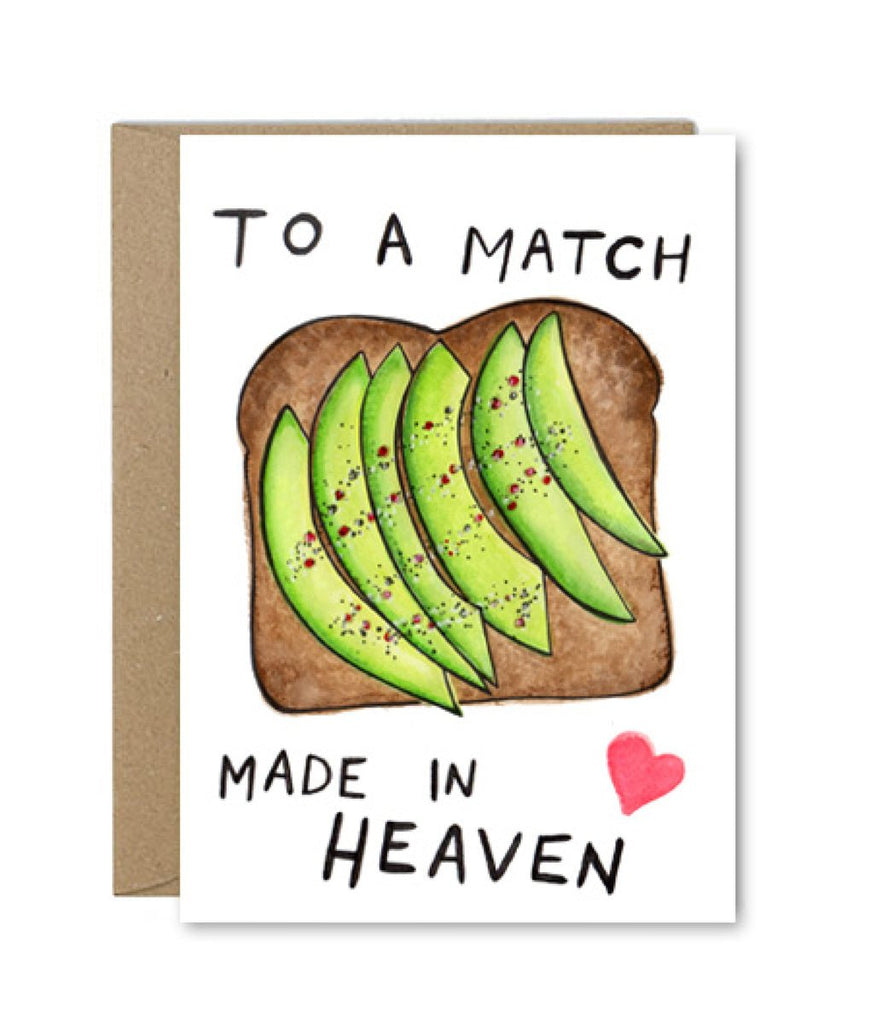 Rose & Daff To A Match Made In Heaven Card - Plastic Freedom