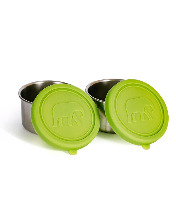 Elephant Box Seal & Go Leakproof Stainless Steel Snack Pots Duo