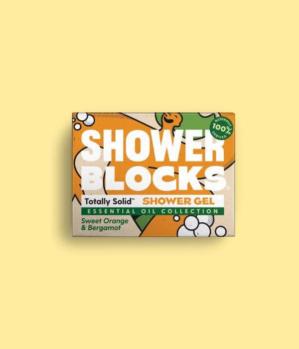 Shower Blocks Solid Shower Gel Essential Oil Collection - 100g - Plastic Freedom