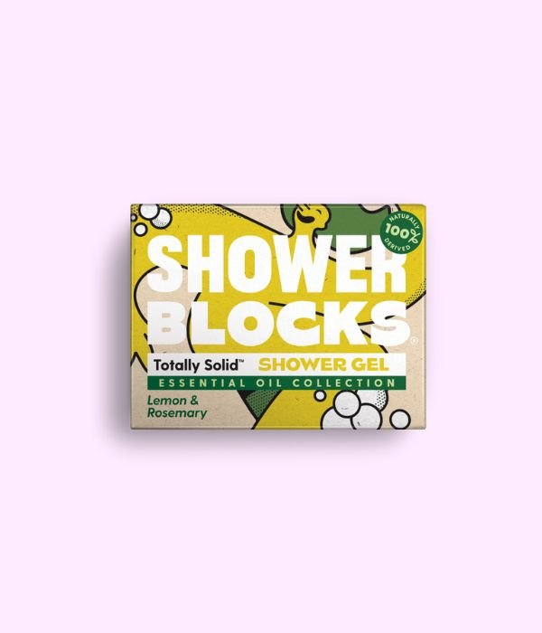 Shower Blocks Solid Shower Gel Essential Oil Collection - 100g - Plastic Freedom