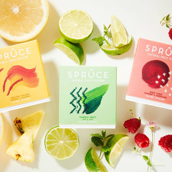 Spruce Water Natural Fruit Water x72 Sachets - Explorer Pack - Plastic Freedom