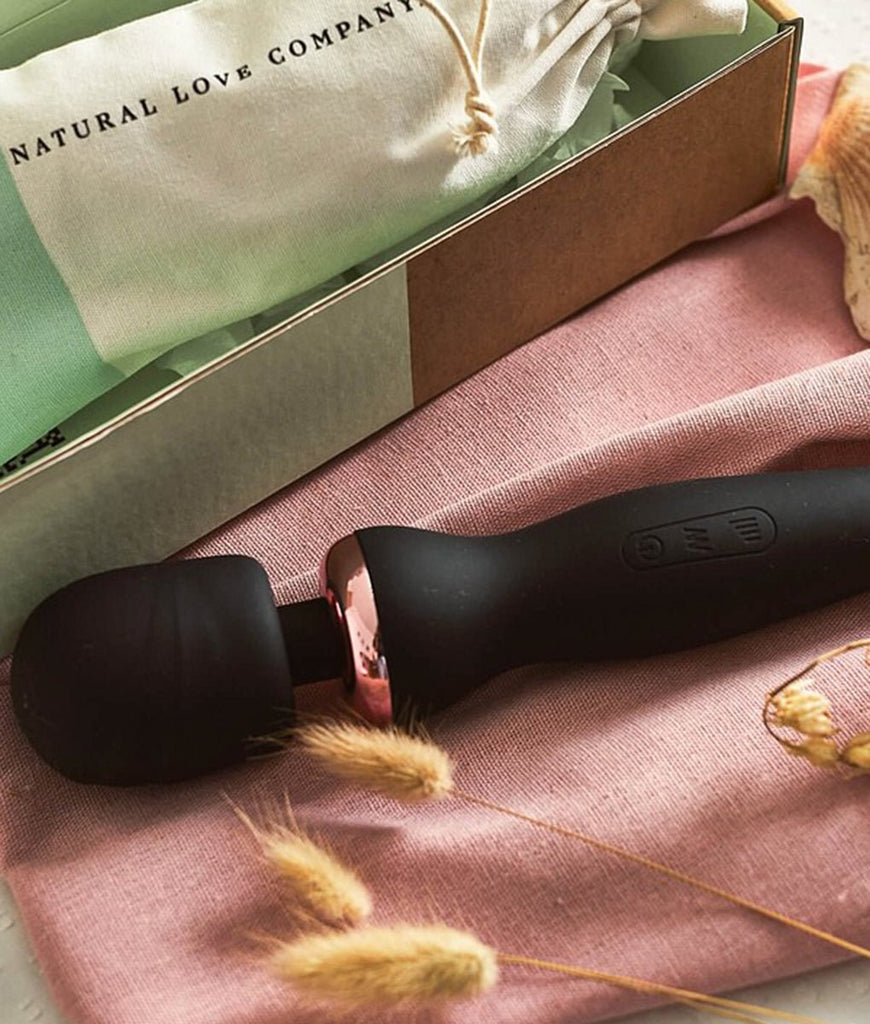 The Natural Love Company Angelica Extra Large Wand Massager - Plastic Freedom