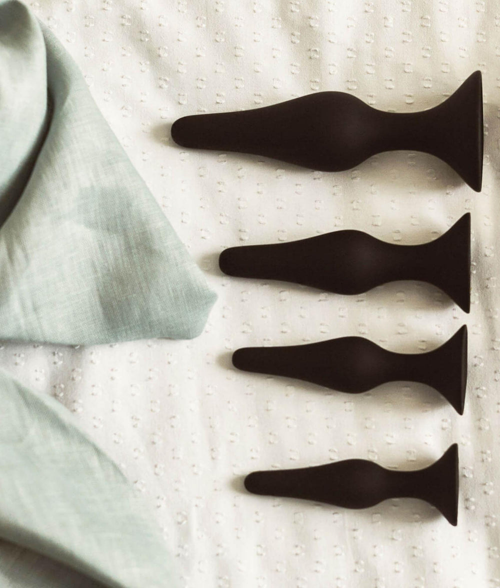 The Natural Love Company Hyssop Anal Butt Plugs - x4 Pack - Plastic Freedom