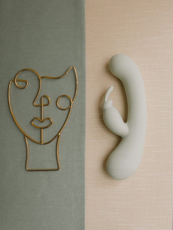 The Natural Love Company Saro Rabbit Vibrator - Recycled Ocean Plastic - Plastic Freedom