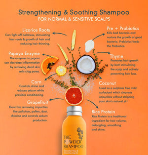 The Powder Shampoo - Normal & Sensitive Scalp - Plastic Freedom