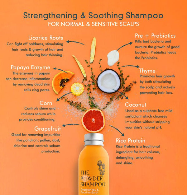 The Powder Shampoo - Normal & Sensitive Scalp - Plastic Freedom