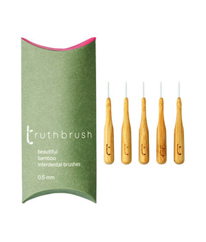 Truthbrush Bamboo Interdental Brushes x5 Pack - Plastic Freedom