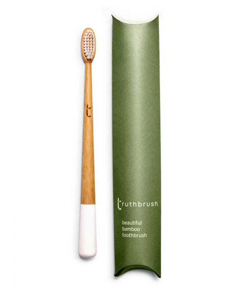 Truthbrush Bamboo Toothbrush - Medium Plant Based Bristles - Plastic Freedom