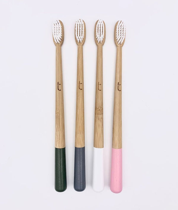 Truthbrush Bamboo Toothbrush - Medium Plant Based Bristles - Plastic Freedom