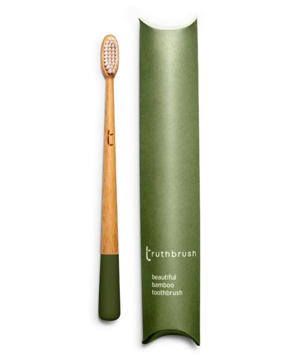 Truthbrush Bamboo Toothbrush - Medium Plant Based Bristles - Plastic Freedom