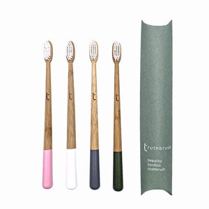 Truthbrush Bamboo Toothbrush - Year Supply - Plastic Freedom