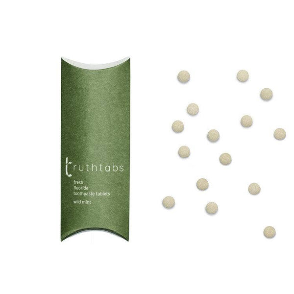 Truthbrush Toothpaste Tablets Wild Mint - Plastic Freedom