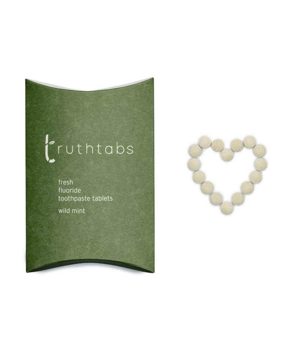 Truthbrush Toothpaste Tablets Wild Mint - Plastic Freedom