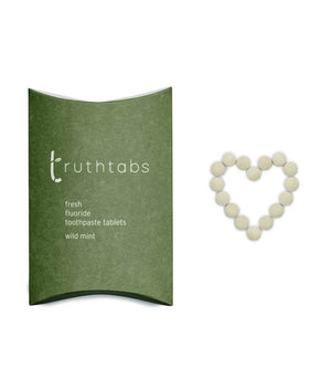 Truthbrush Toothpaste Tablets Wild Mint - Plastic Freedom