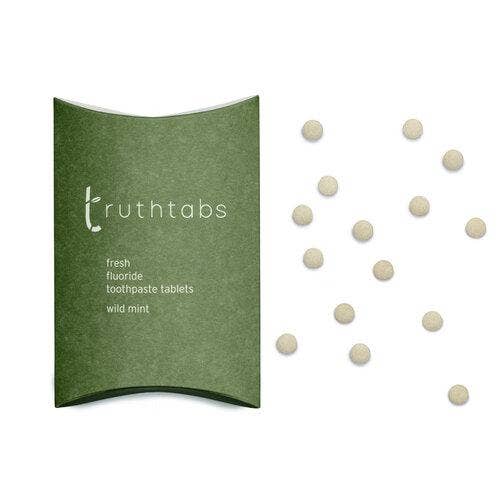 Truthbrush Toothpaste Tablets Wild Mint - Plastic Freedom