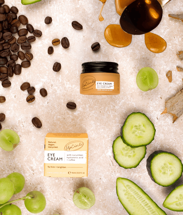 UpCircle Eye Cream with Hyaluronic Acid + Coffee - Plastic Freedom