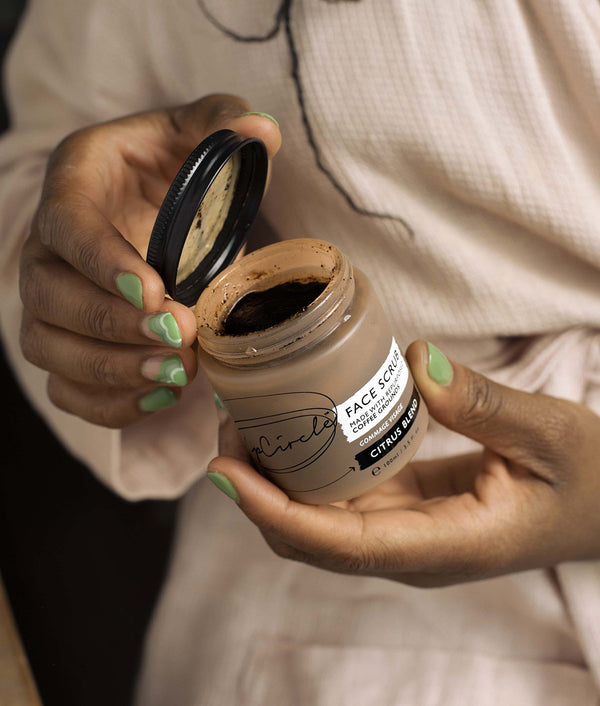 UpCircle Citrus Coffee Face Scrub for Dry Skin