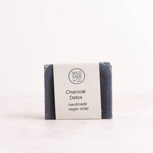 Wild Sage + Co Charcoal Detox Soap - 100g - Plastic Freedom