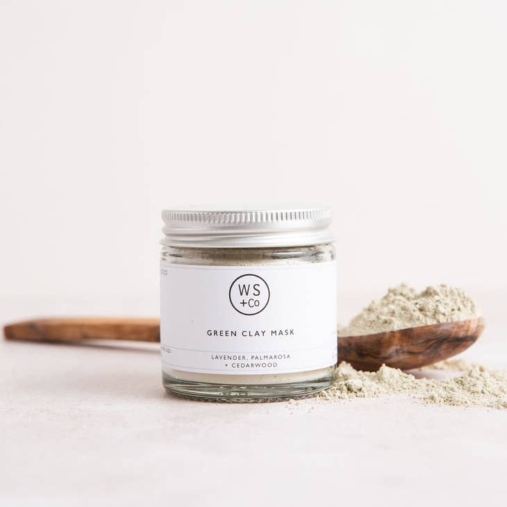 Wild Sage + Co Green Clay & Kelp Face Mask - 30g - Plastic Freedom