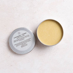 Wild Sage + Co Lemongrass & Tea Tree Shaving Soap - 150ml - Plastic Freedom