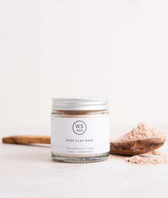Wild Sage + Co Rose Clay Face Mask - 30g - Plastic Freedom