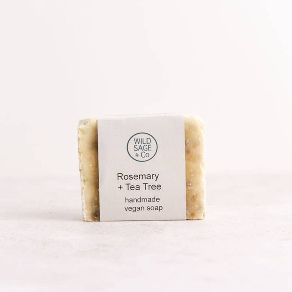 Wild Sage + Co Rosemary & Tea Tree Soap - 100g - Plastic Freedom