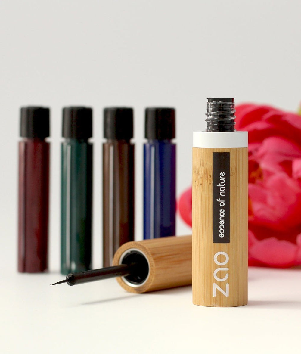 Zao Brush Tip Eyeliner - Plastic Freedom